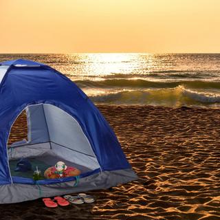 Northix  Tente de camping escamotable 