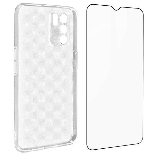 Avizar  Oppo A16 et A16s coque et verre trempé 