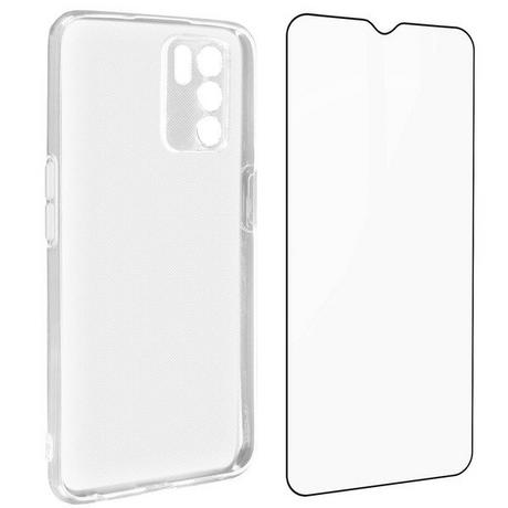 Avizar  Oppo A16 et A16s coque et verre trempé 