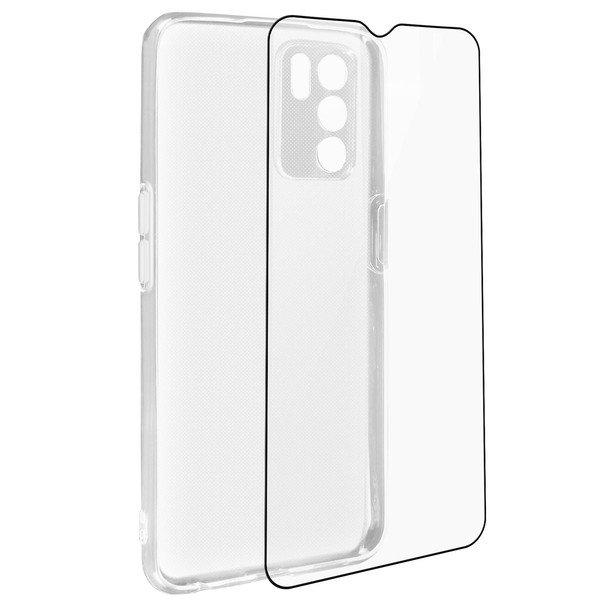 Avizar  Oppo A16 et A16s coque et verre trempé 