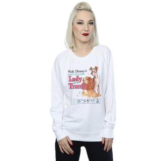 Disney  Lady And The Tramp Distressed Classic Poster Sweatshirt 