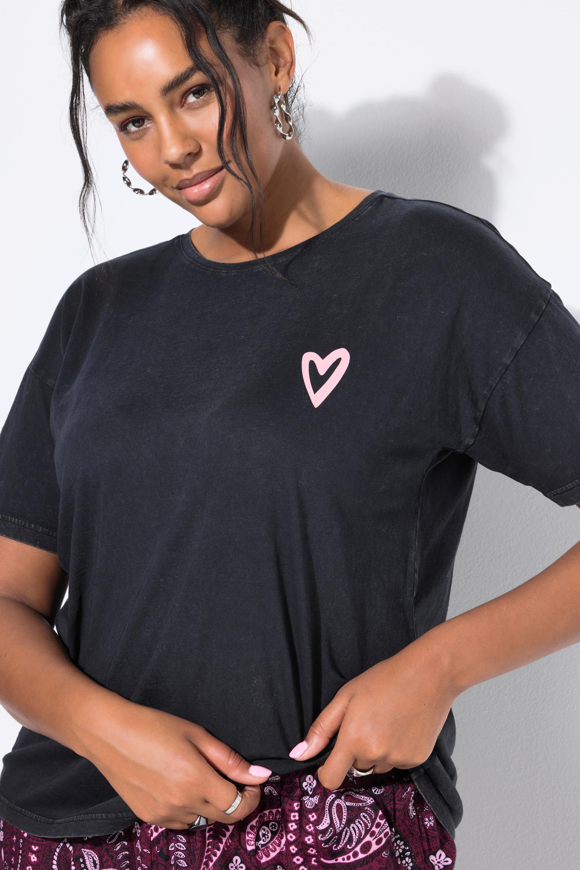 Studio Untold T-shirt oversize Cœur Style Vintage  