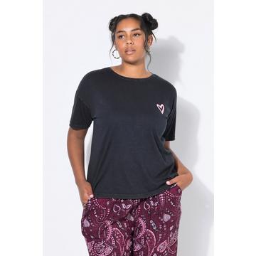 T-shirt dal taglio oversize con Heart e stile vintage