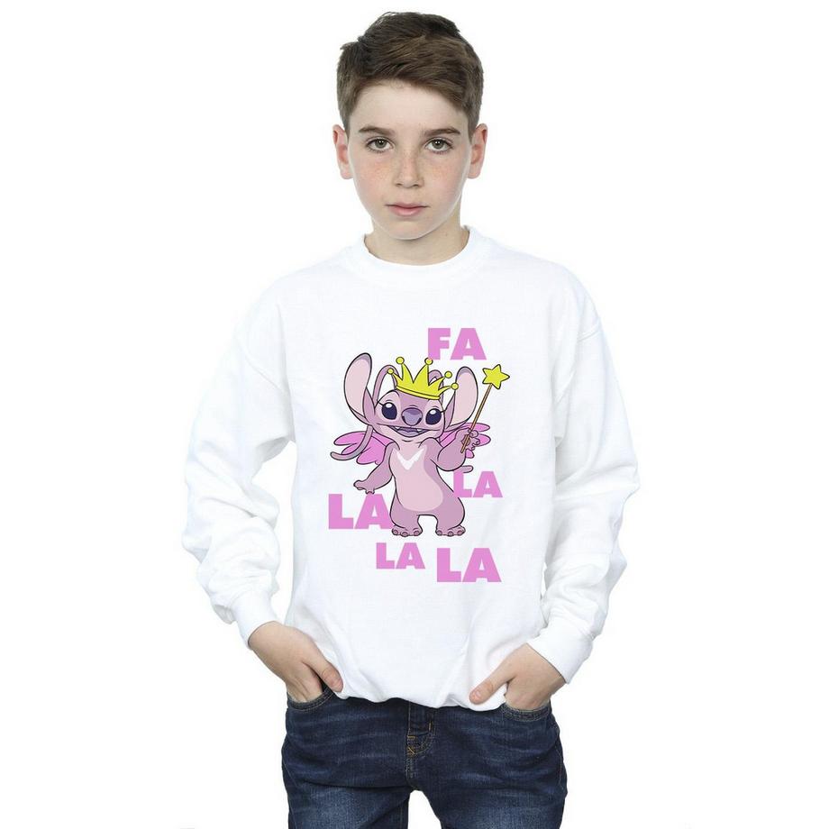 Disney  Angel Fa La La Sweatshirt 