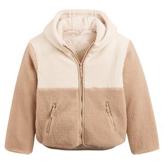 La Redoute Collections  Teddyfleece-Jacke mit Kapuze 