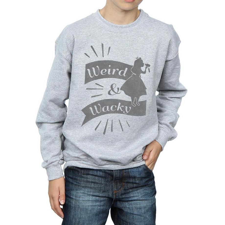 Disney  Alice In Wonderland Weird And Wacky Sweatshirt 