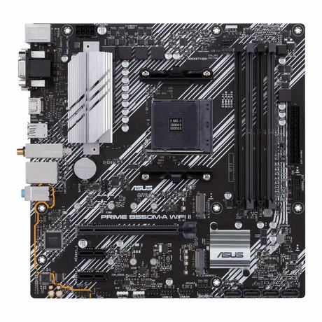 ASUS  ASUS PRIME B550M-A WIFI II Motherboard – Optimiert für Leistung und drahtlose Konnektivität 