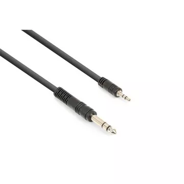 Vonyx CX330-1 câble audio 1,5 m 3,5mm 6,35 mm Noir