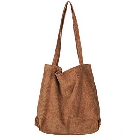 Only-bags.store  Umhängetasche Große Kapazität Cord Umhängetasche Retro Handtasche für den täglichen Gebrauch, Büro, Schulausflug und Einkaufen 