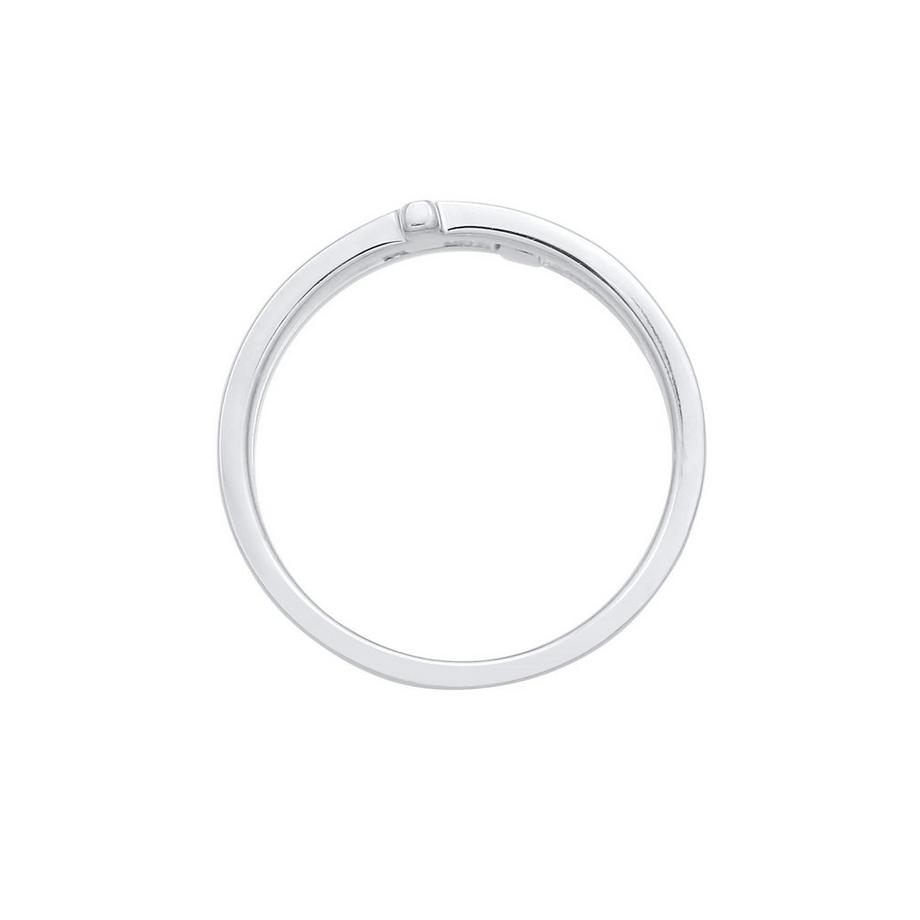 Kuzzoi  Bague Herren Kreuz Double 925 Silber 