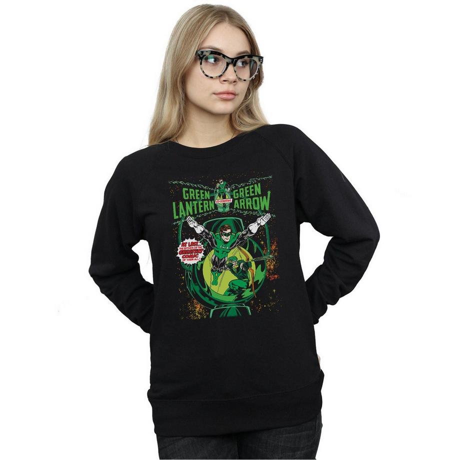 DC COMICS Green Lantern Green Arrow Slim Fit Sweatshirt  