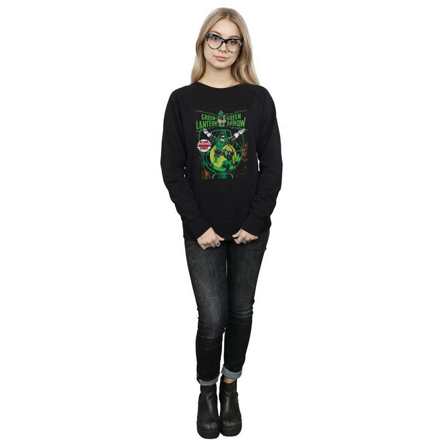 DC COMICS Green Lantern Green Arrow Slim Fit Sweatshirt  