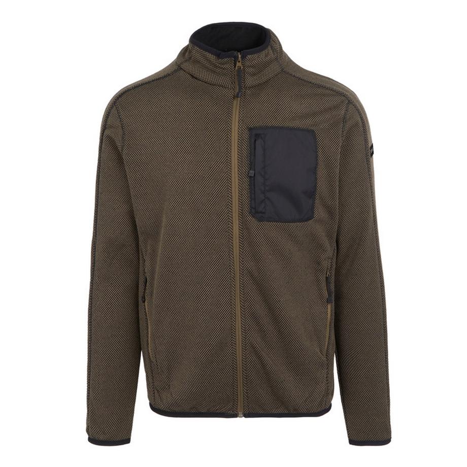 Kitom Fleecejacke Durchgehender Reißverschluss