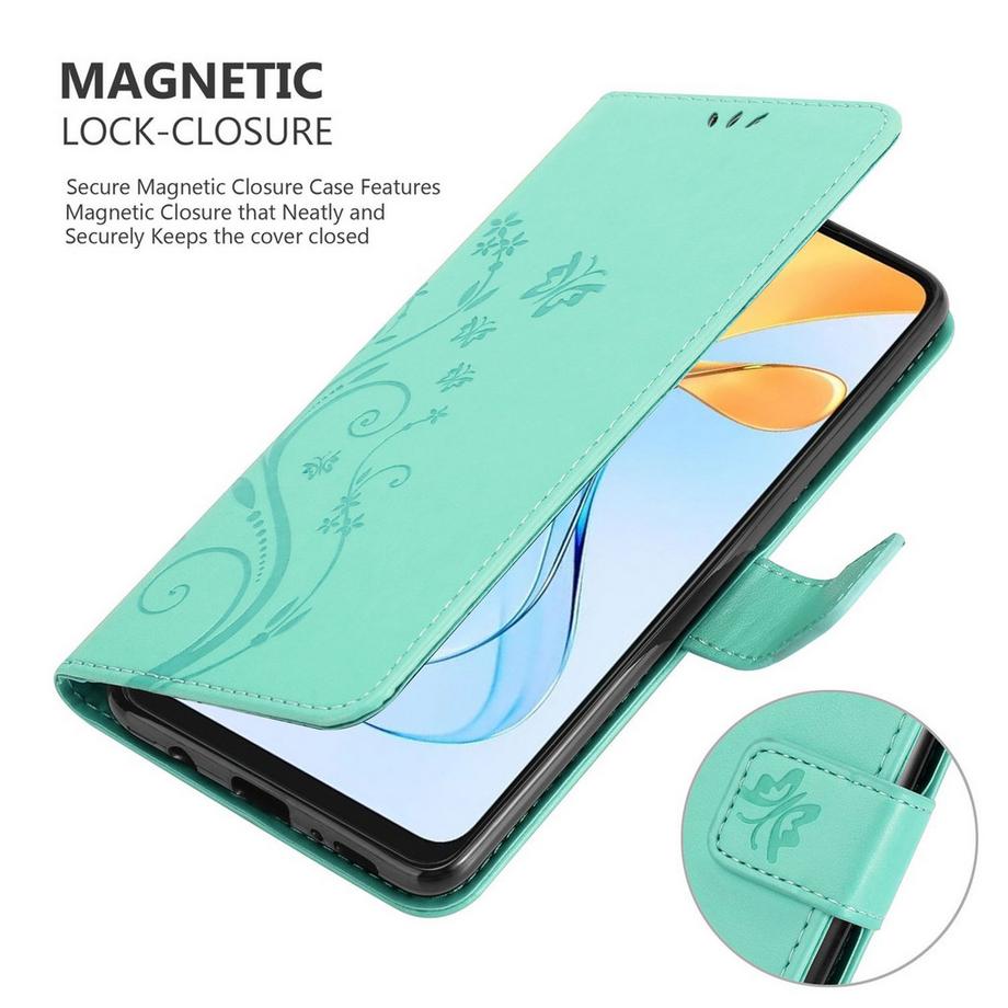 Cadorabo  ZTE Blade V50 Vita Hülle mit Blumen Muster 