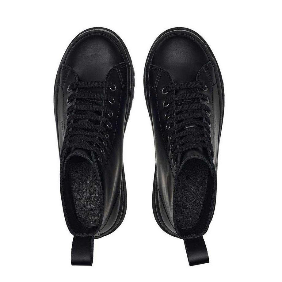 SUPERGA Alpina Stivaletti Scatola in Pelle  
