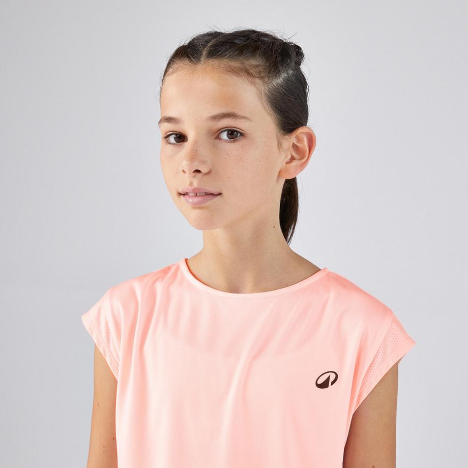 ARTENGO  Tennis T-Shirt Mädchen TTS500 rosa 