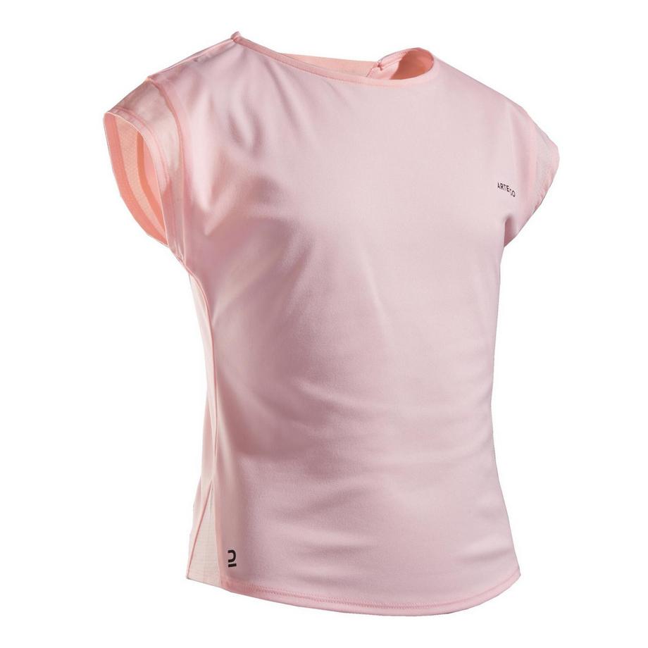 ARTENGO  Tennis T-Shirt Mädchen TTS500 rosa 