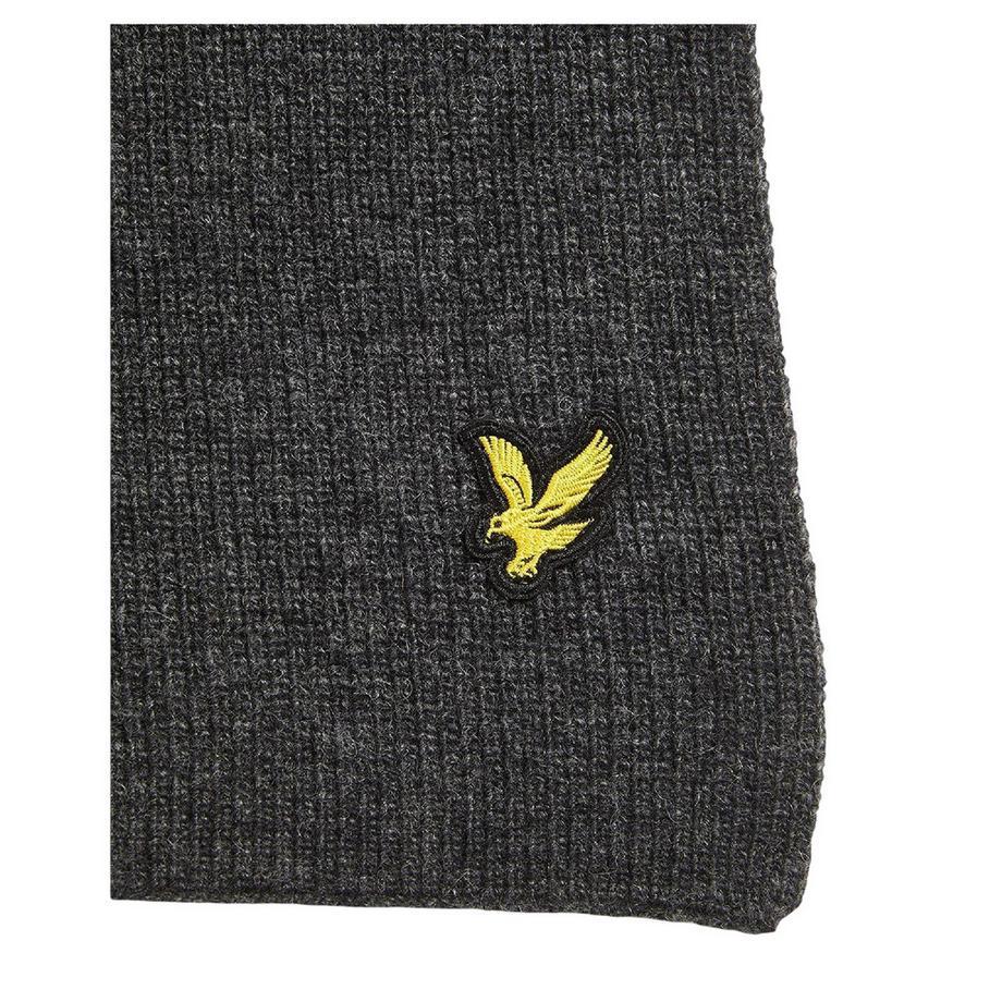 LYLE & SCOTT  Écharpe Côtelée Motiftyle Logo Brodé 