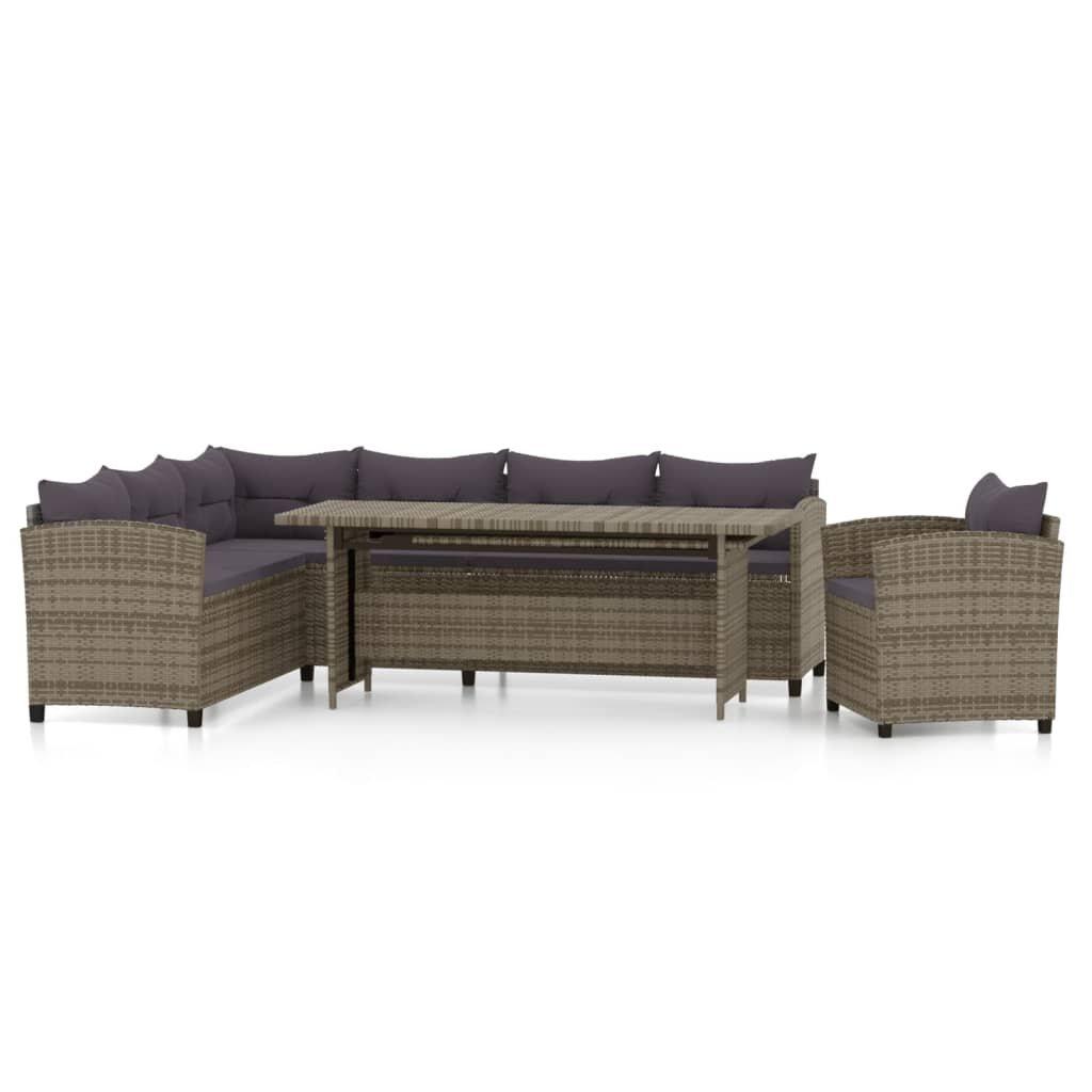 VidaXL Garten-lounge-set poly-rattan  