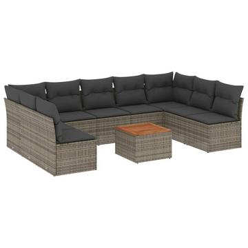 Garten sofagarnitur poly-rattan