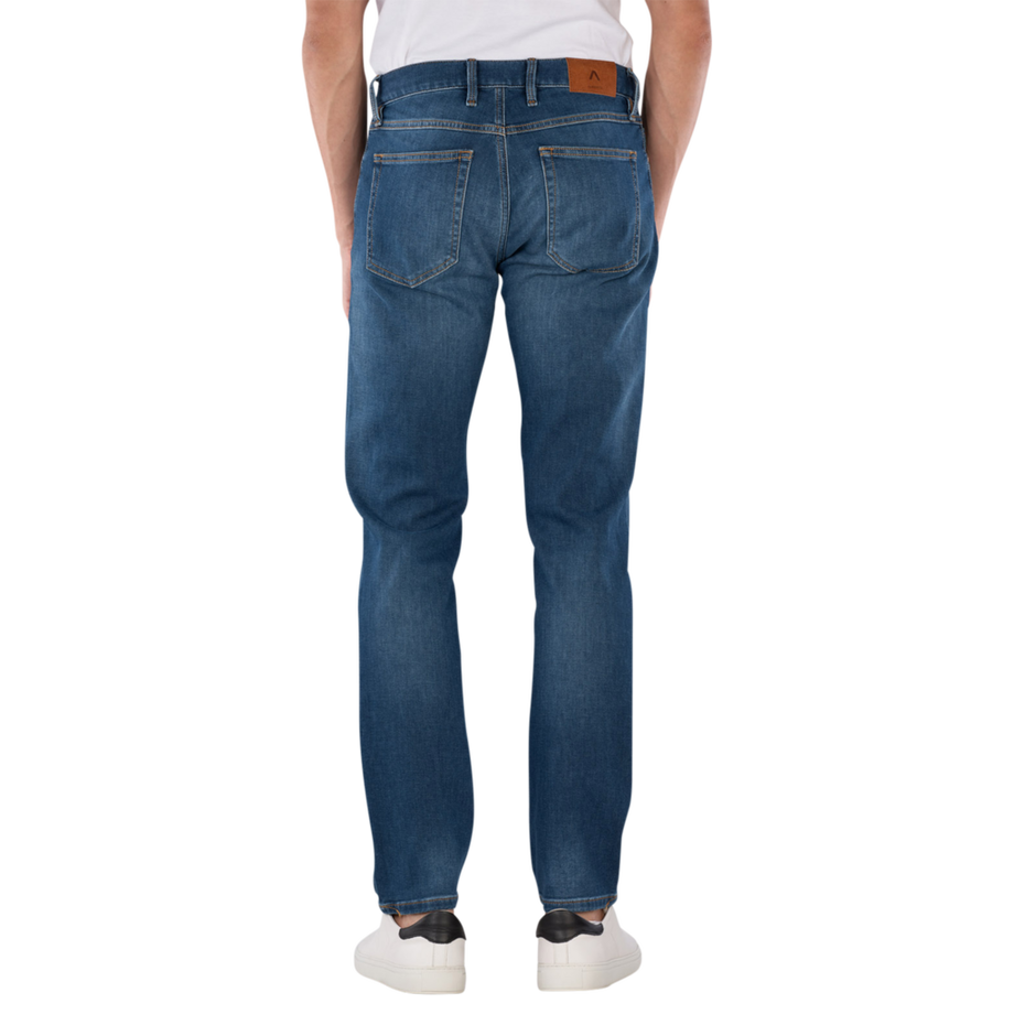 Alberto Pipe Regular Fit Laser Denim Jeans  