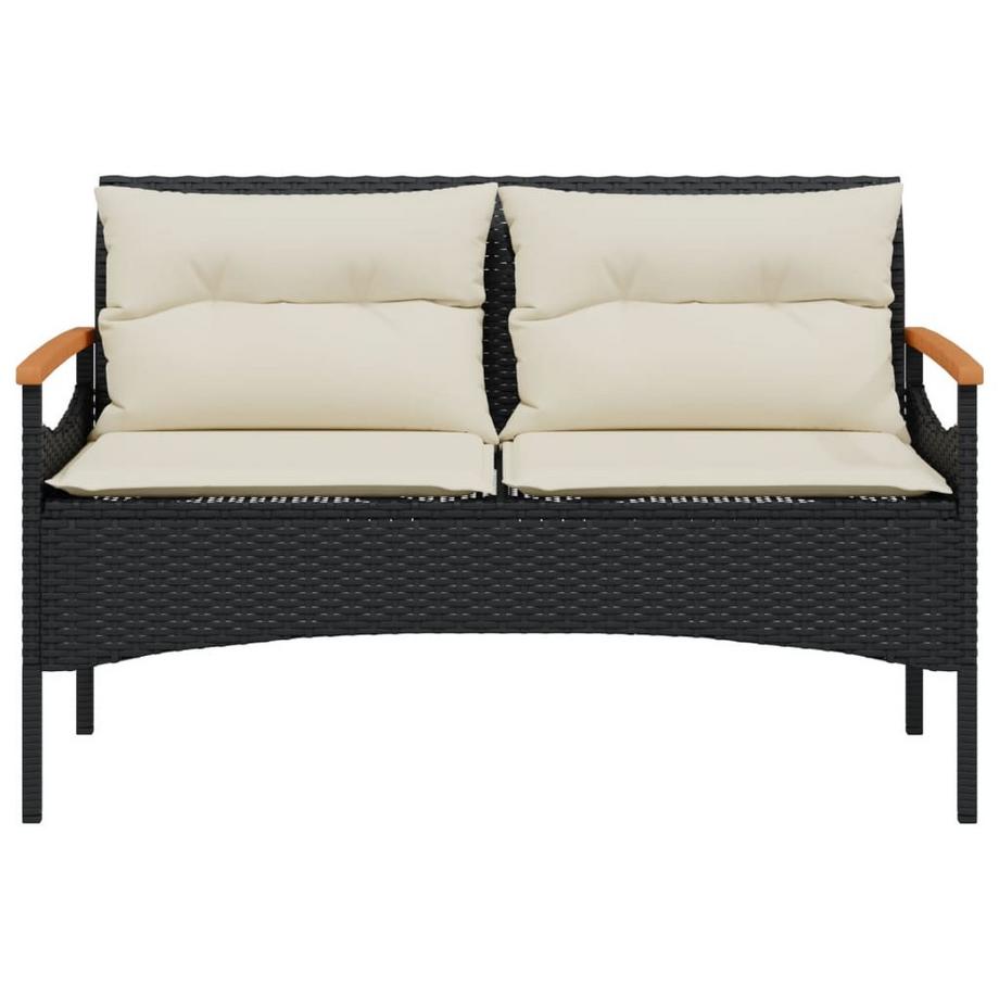 VidaXL panca da giardino Polirattan  