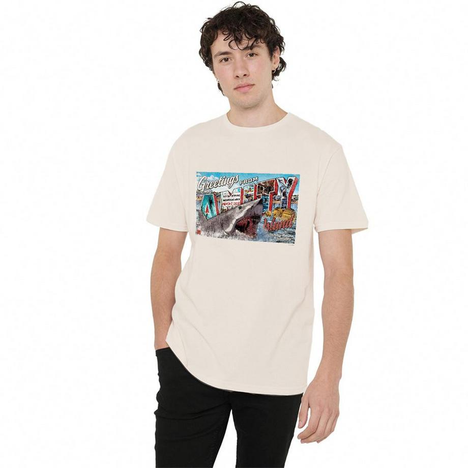 Jaws T-Shirt Imprimé Graphique 50e Anniversaire  