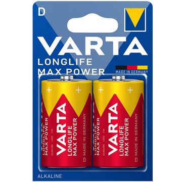 Batteria Longlife Max Power D/LR20, pacco da 2