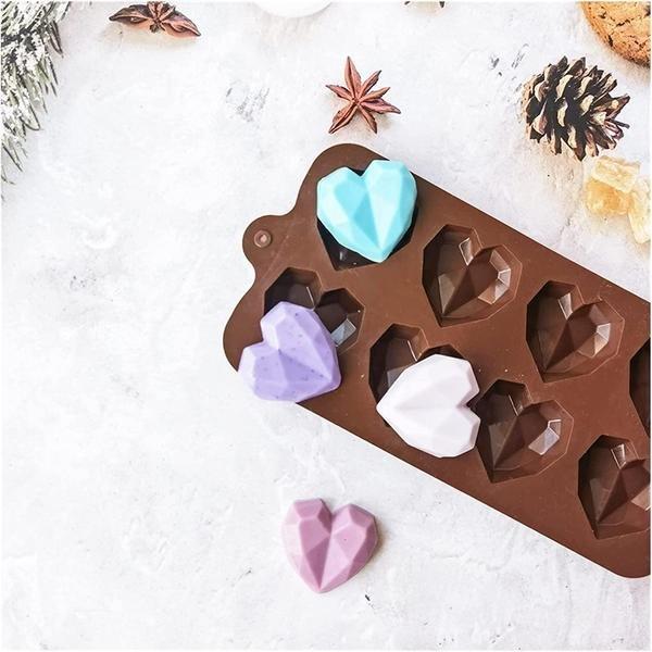 Northio Stampo in silicone per la cottura - 8 cuori  