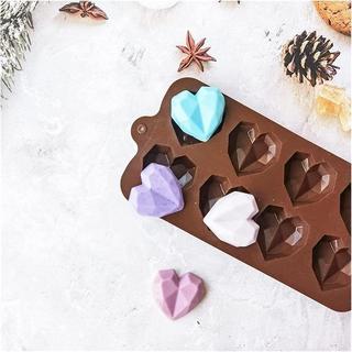 Northio Stampo in silicone per la cottura - 8 cuori  