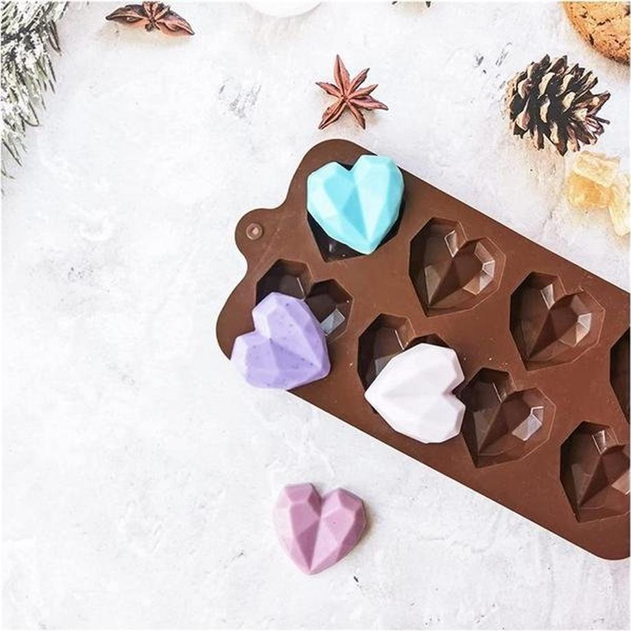 Northio Silikonform zum Backen - 8 Herzen  