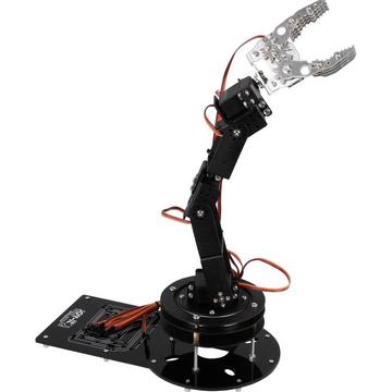 Bras robotisé Joy-IT Grab-It en alu, avec 6 moteurs