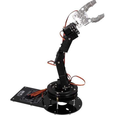 Joy-it  Bras robotisé Joy-IT Grab-It en alu, avec 6 moteurs 