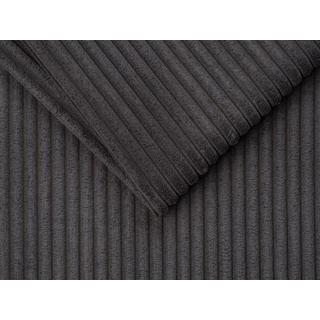 Vente-unique Schlafsofa mit Matratze 3-Sitzer - Liegefläche mit Lattenrost mit breiten Latten 140 cm - Matratze 18 cm - Cord - Grau - VIZIR  