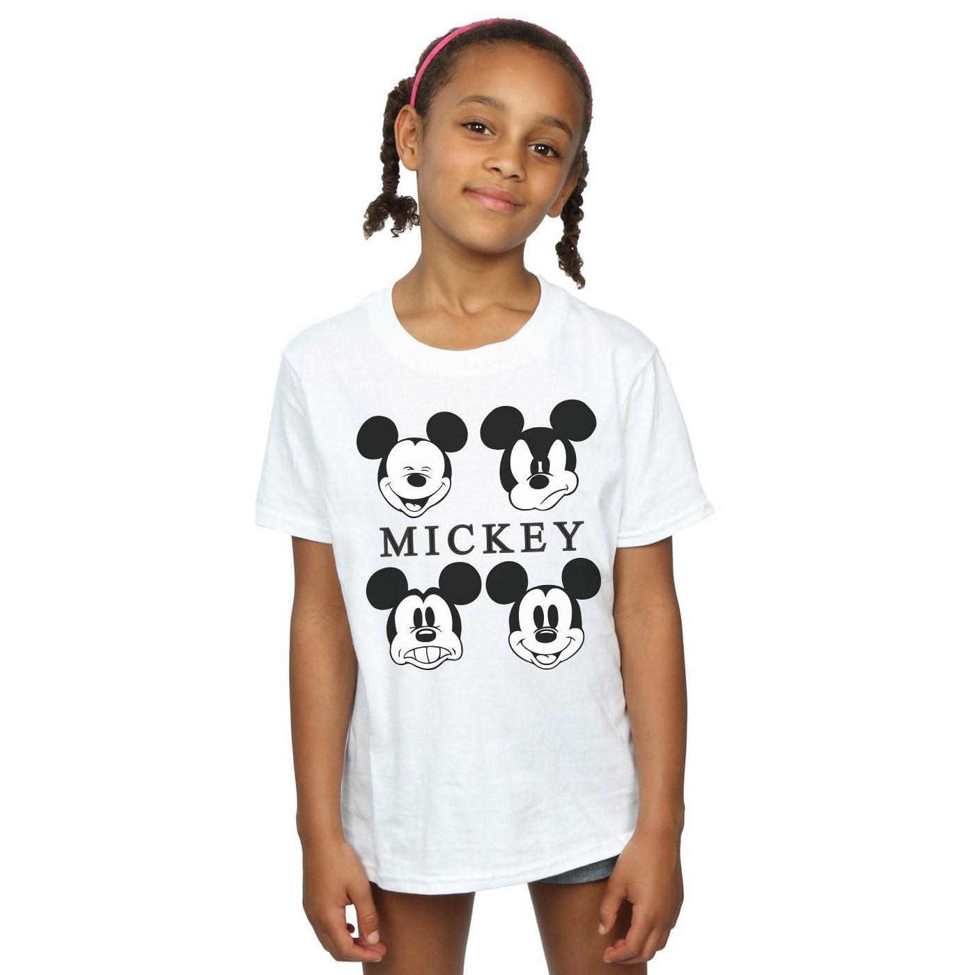 Disney  Tshirt MICKEY MOUSE FOUR HEADS 