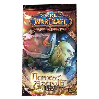 BLIZZARD ENTERTAINMENT  Heroes of Azeroth World of Warcraft TCG Booster Pack 