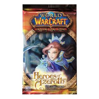 BLIZZARD ENTERTAINMENT  Heroes of Azeroth World of Warcraft TCG Booster Pack 