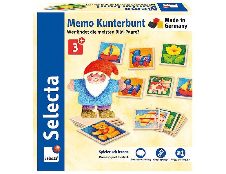 SELECTA  Spiele Memo Kunterbunt (36Teile) 