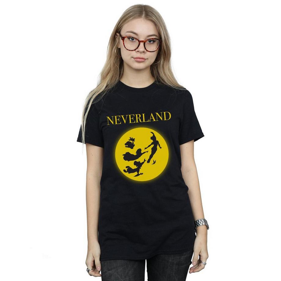 Disney Neverland Peter Pan T-Shirt Stampata  