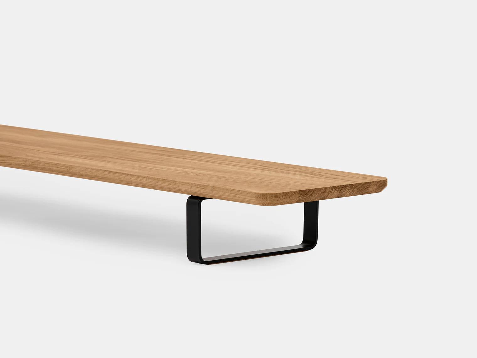 Oakywood Scaffale per scrivania - Piano di lavoro in legno - Legno massiccio  