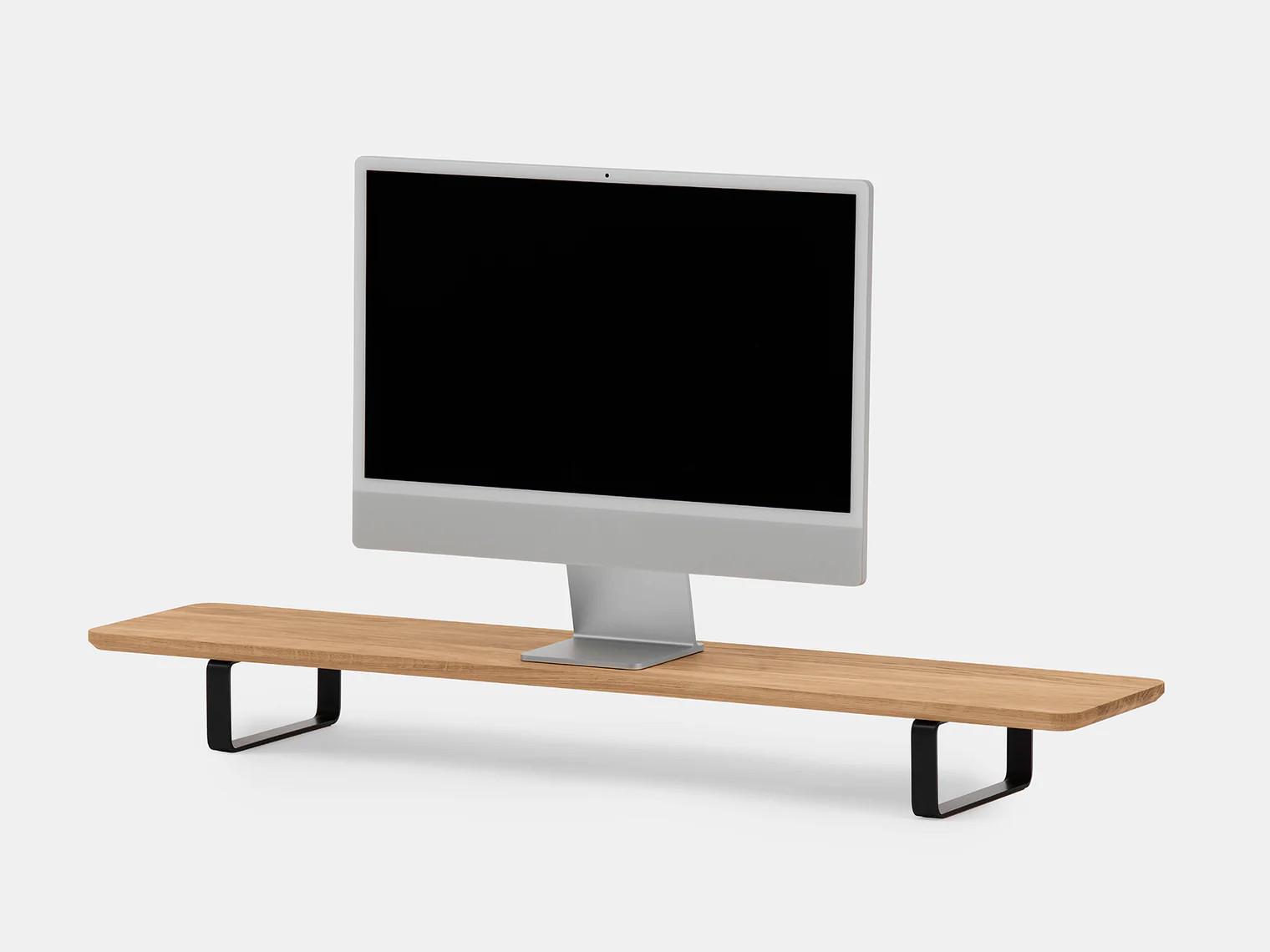 Oakywood Desk Shelf - Rehausse de bureau en bois - en bois massif  