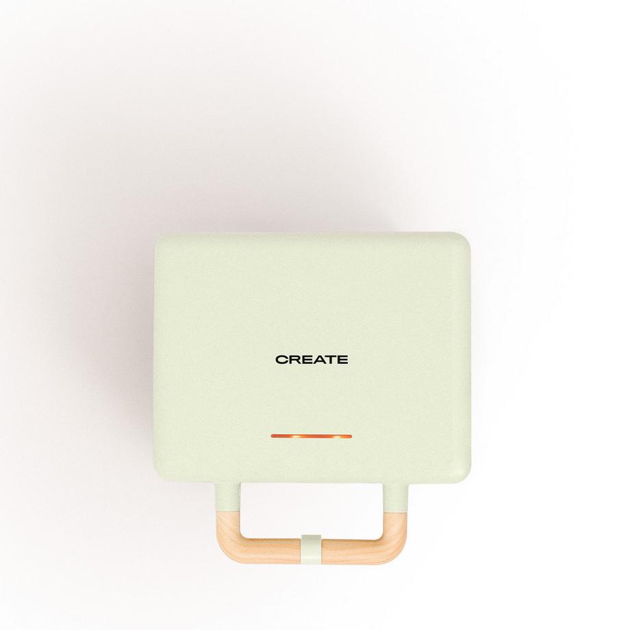 CREATE Stone 3 en 1 Studio- Sandwich et gaufrier avec assiettes changeables  