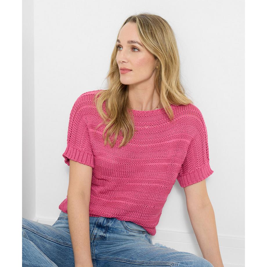 Joe Browns Pull tricoté à manches courtes encolure bateau  