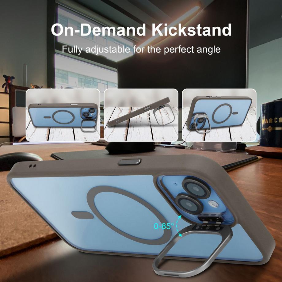 Cadorabo  iPhone 14 PLUS Hülle Magsafe kompatibel inkl. Kameralinsen Schutz 