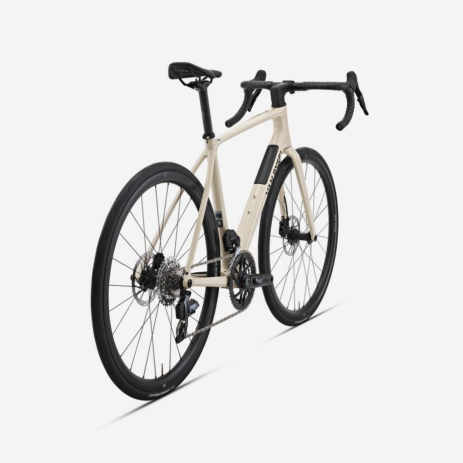 VAN RYSEL  Vélo de route carbone SRAM Rival AXS E1 2x12v, EDR CF beige 