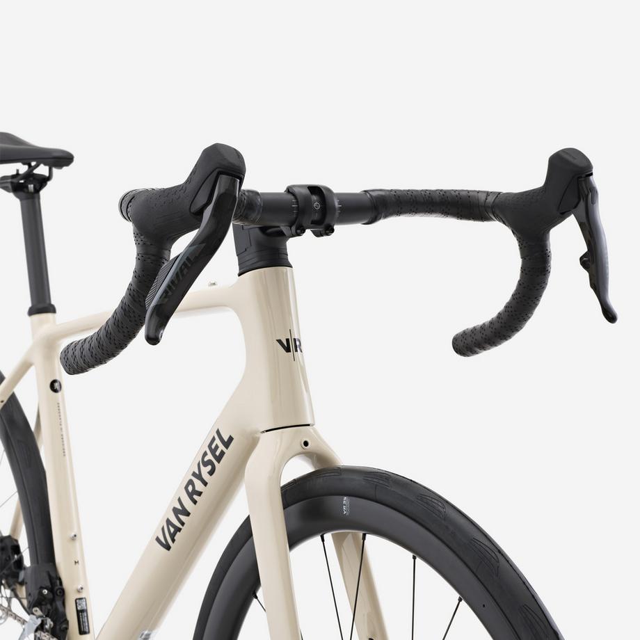 VAN RYSEL  Vélo de route carbone SRAM Rival AXS E1 2x12v, EDR CF beige 