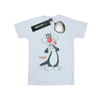LOONEY TUNES Sylvester the Cat T-Shirt Stampata  