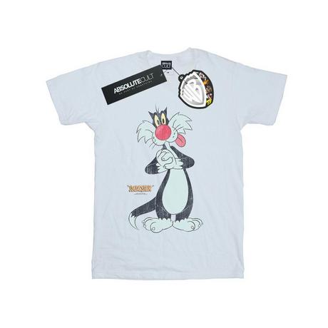 LOONEY TUNES Sylvester the Cat T-Shirt Stampata  