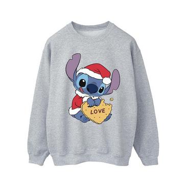 Lilo And Stitch Christmas Love Biscuit Sweatshirt