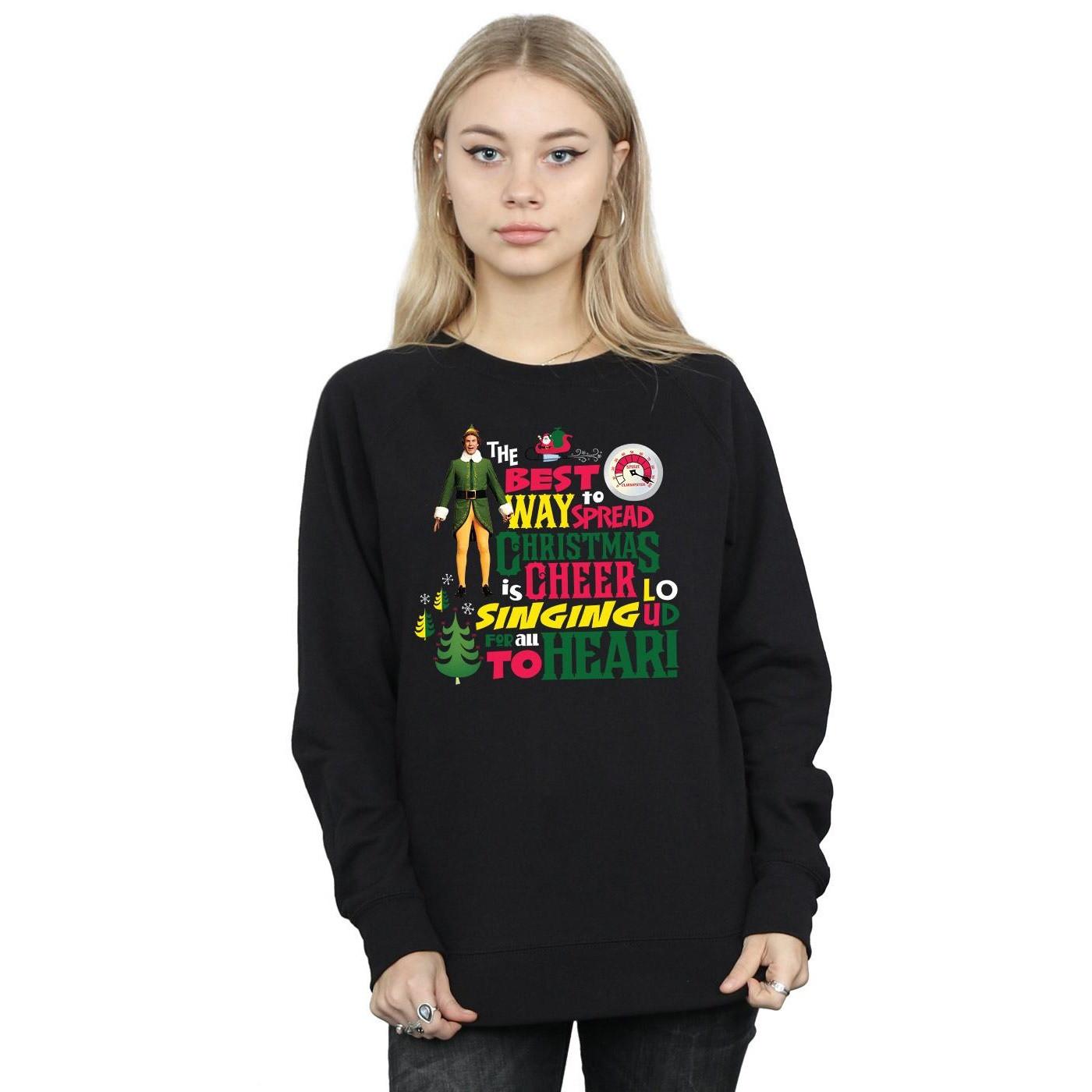 Elf Christmas Cheer Sweatshirt Imprimé  